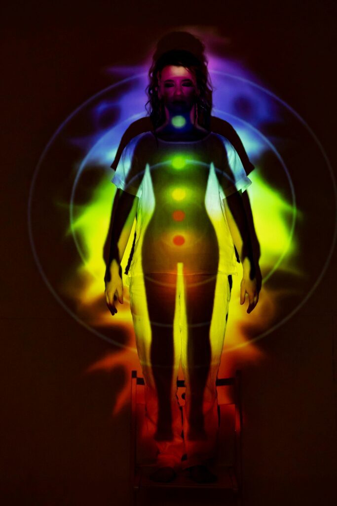 Photo of chakras in the human body
