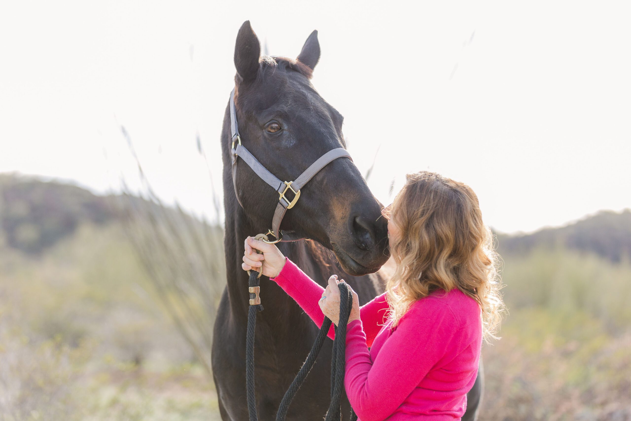 Woman with horse