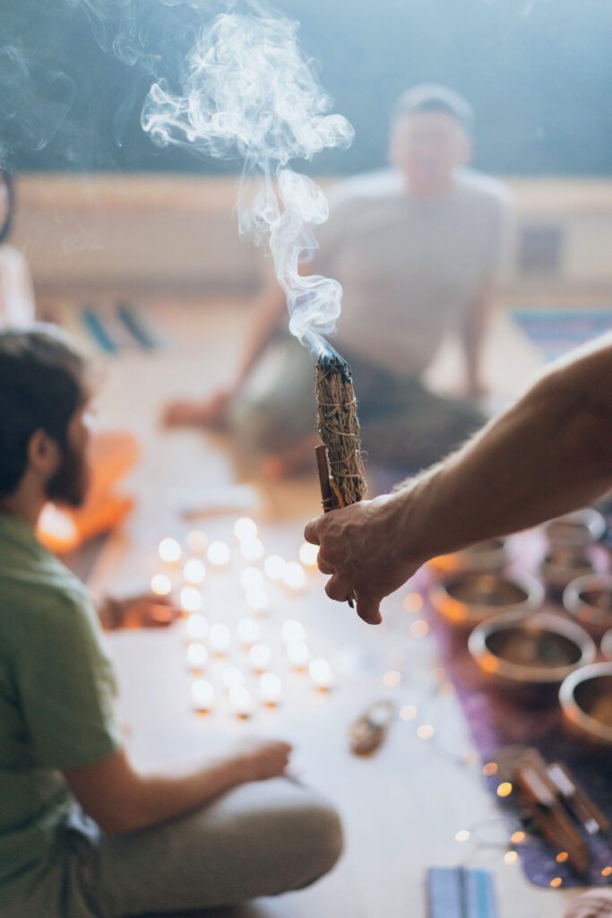 Smudging ceremony