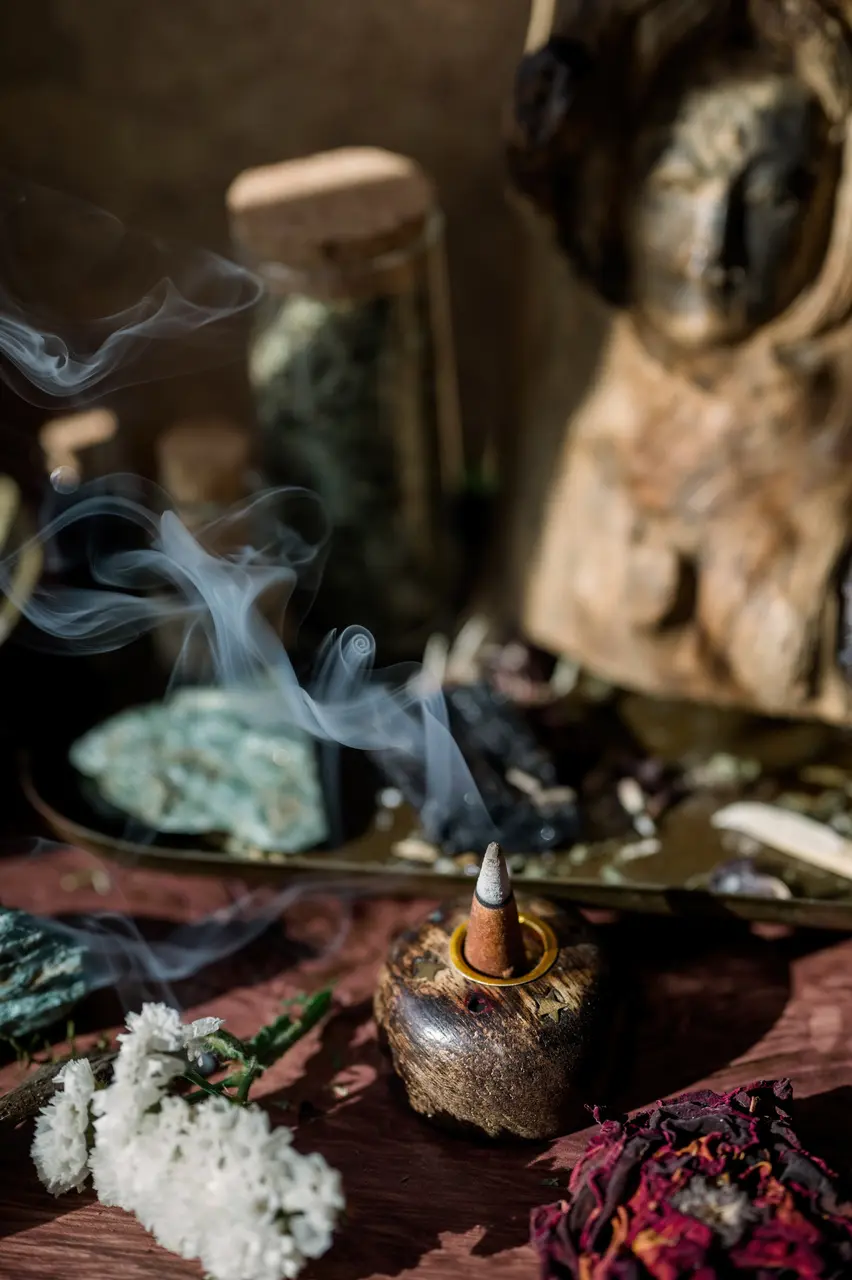 Incense and smoke