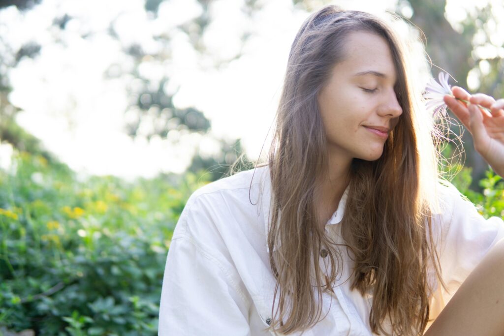 Woman in nature