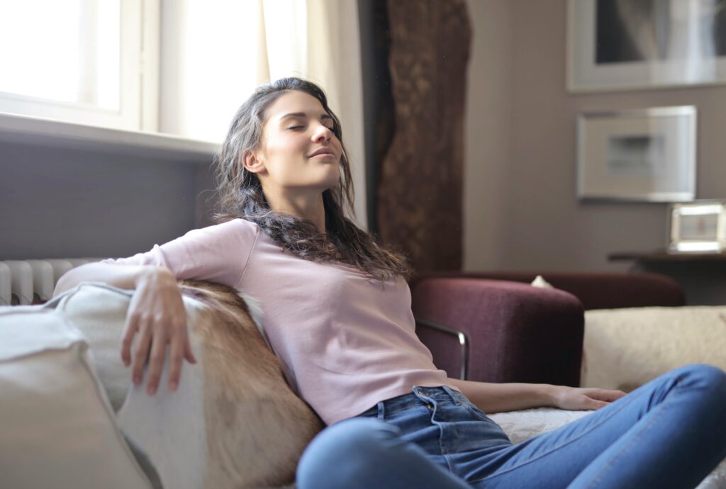 Woman relaxing